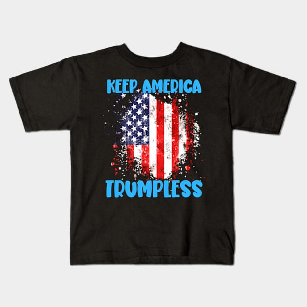 Keep America Trumpless ny -Trump Kids T-Shirt by lam-san-dan